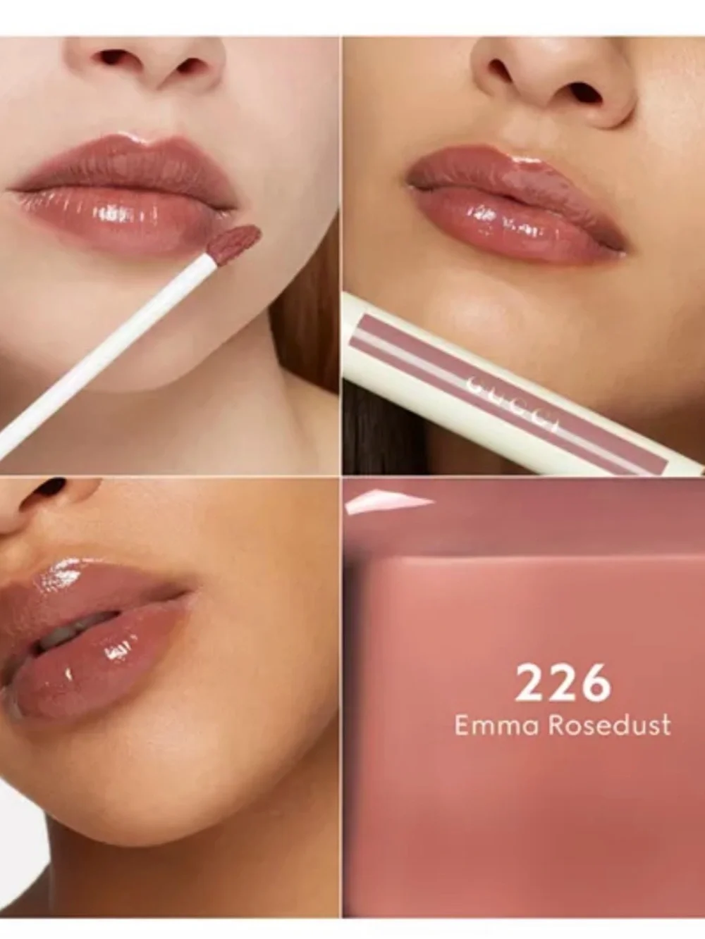 Gucci Glow Oil in Water Tint Liquid Lipstick 226 emma rosedust